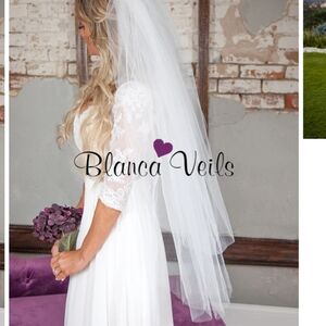 Blanca Veil two tiered veil